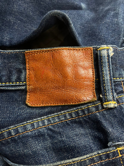 Evisu N02 Embroidered Gull Logo Denim