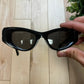 Balenciaga ‘Inside Out’ Cat Eye Black Tinted Sunglasses