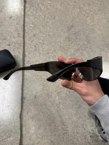 Balenciaga ‘Mono Cat 2.0’ Rimless Black Sunglasses