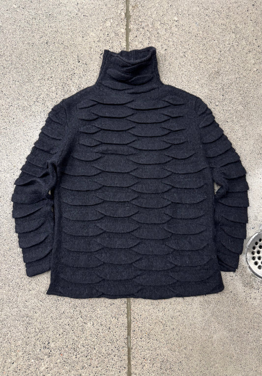 Ann Demeulemeester ‘Fish Scale’ Alpaca Wool Sweater