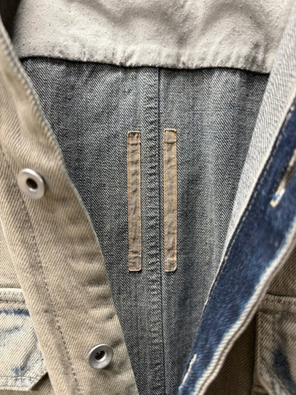 Rick Owens DRKSHDW ‘Mineral/Pearl’ Washed Denim Overshirt