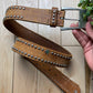 Tornado Mart Gemstone Studded Western Buckle Belt