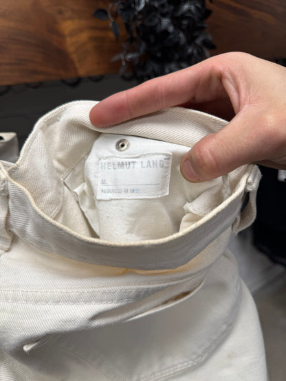 1998 Helmut Lang White ‘Vintage Wash’ Bootcut Denim