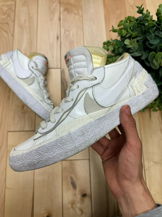 Nike ‘Double Swoosh’ Cream White Low Top Blazer