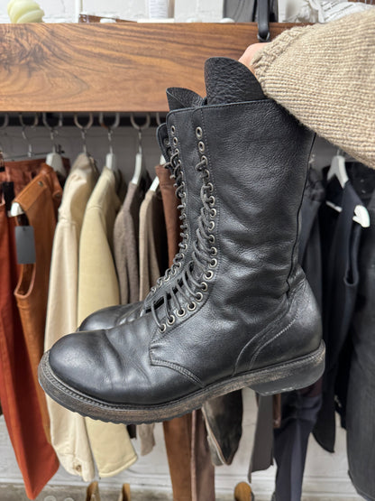 SS2017 Rick Owens ‘Walrus’ Goodyear Welt Combat Boots