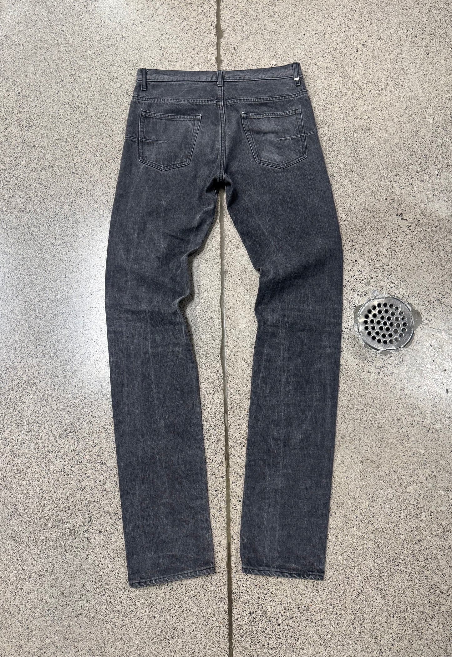 Dior Homme ‘Unaltered’ Grey Skinny Cut Denim