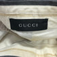 Vintage Gucci Grey Pinstripe Slim/Skinny Trousers