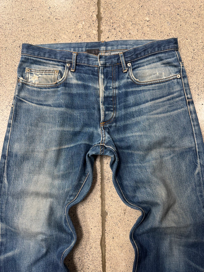 Dior Homme ‘Natural Fade’ Blue Washed Skinny Denim