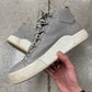 Balenciaga ‘Arena’ Grey/Cream Leather High Top Sneakers