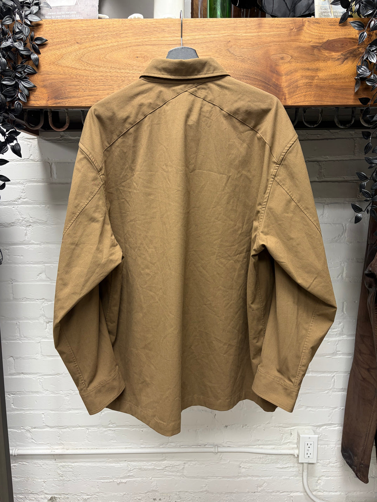 Undercover x GU Brown Zipper Pocket Work Shirt