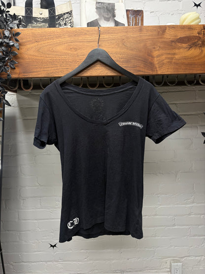 Chrome Hearts Women’s Scoop Neck Plus Cross Graphic T-Shirt