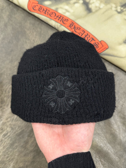 Chrome Hearts ‘Plus Cross’ Ribbed Wool Beanie