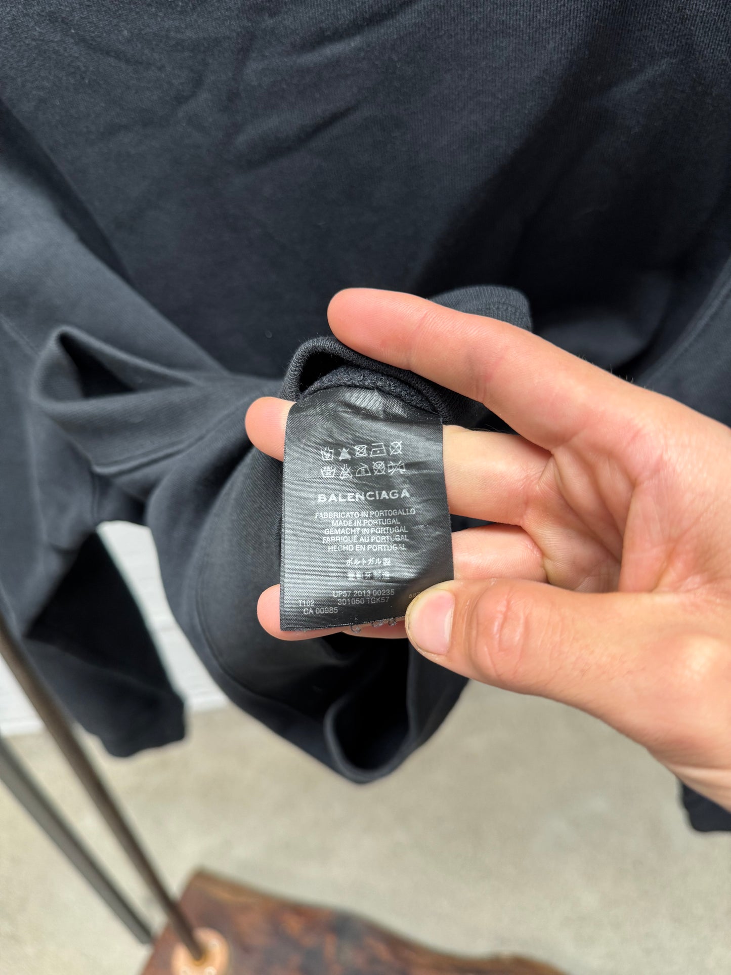 AW2013 Balenciaga ‘Join a Weird Trip’ Metal Logo Sweatshirt