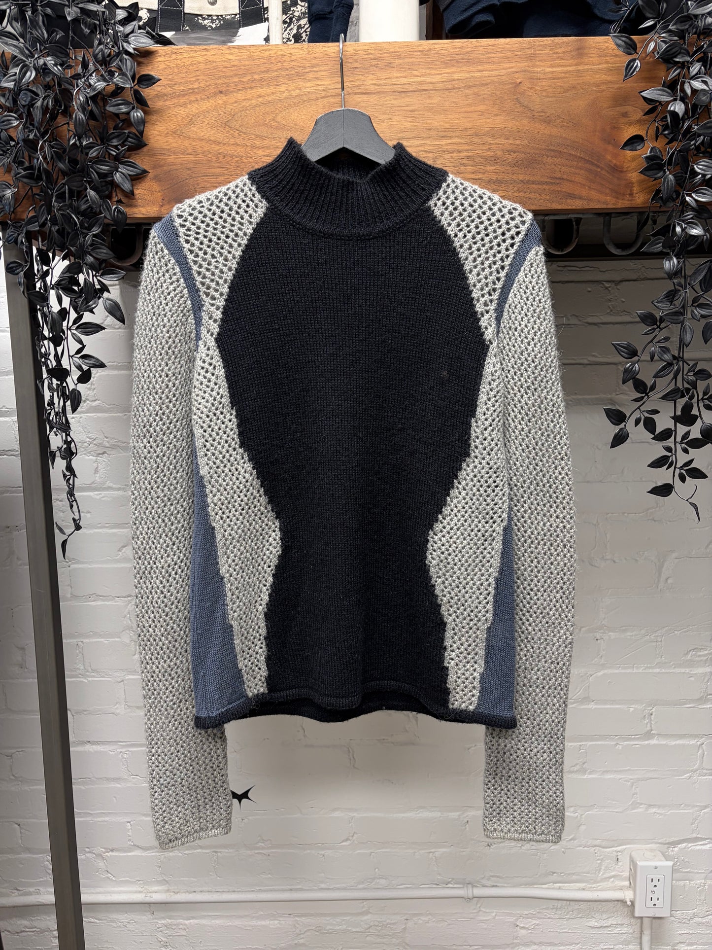 Helmut Lang Alpaca/Silk Blend Sweater