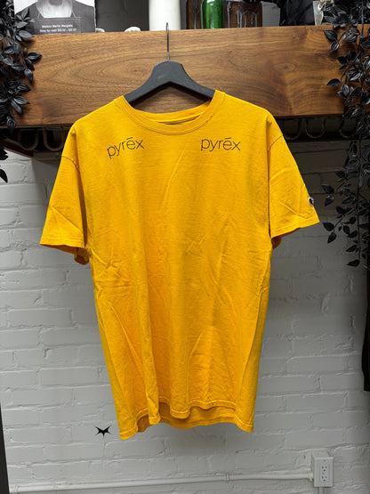 Pyrex Early Champion Blank ‘23 Jersey’ Yellow Graphic T-Shirt