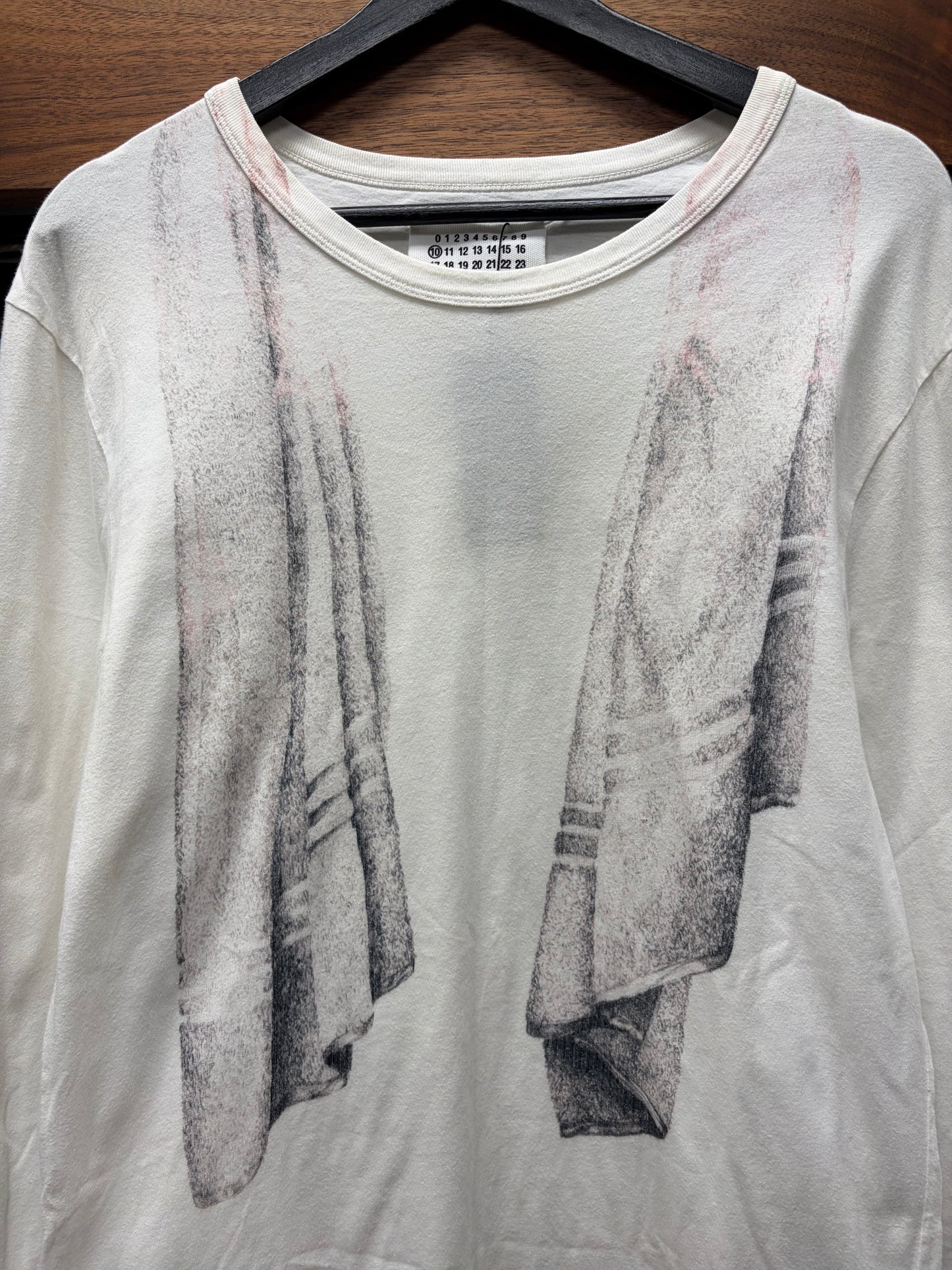 SS2007 Maison Martin Margiela Trompe L’œil ‘Towel’ Long Sleeve Shirt