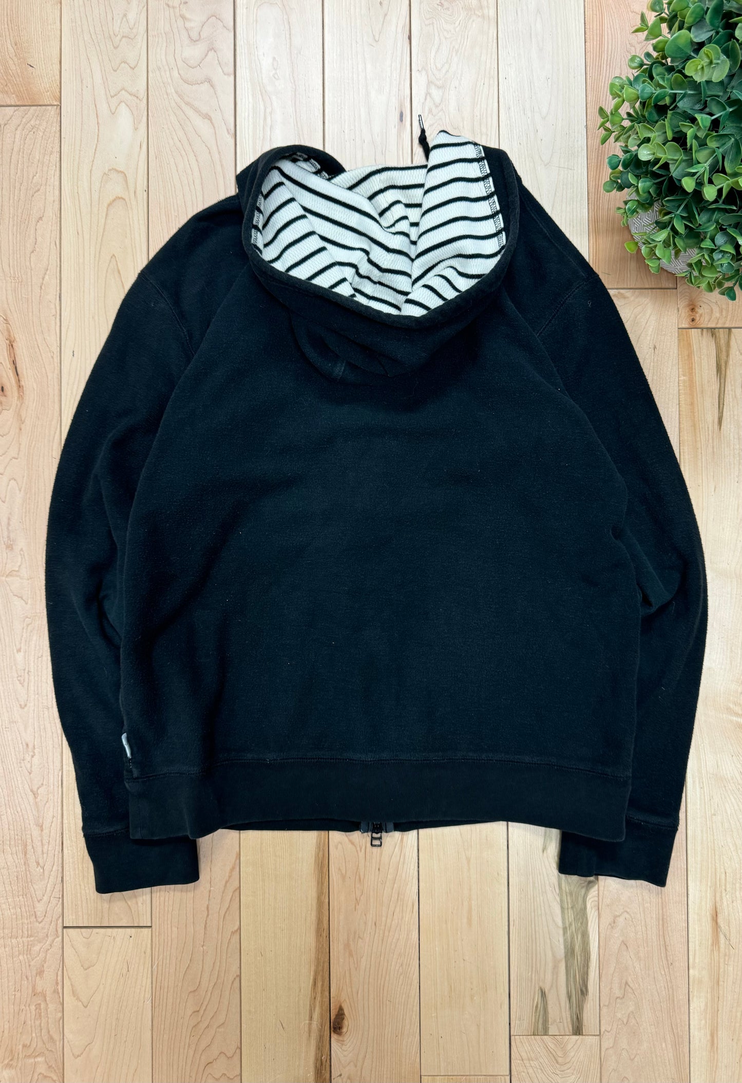 Neighborhood Waffle Knit Zip Up Hoodie