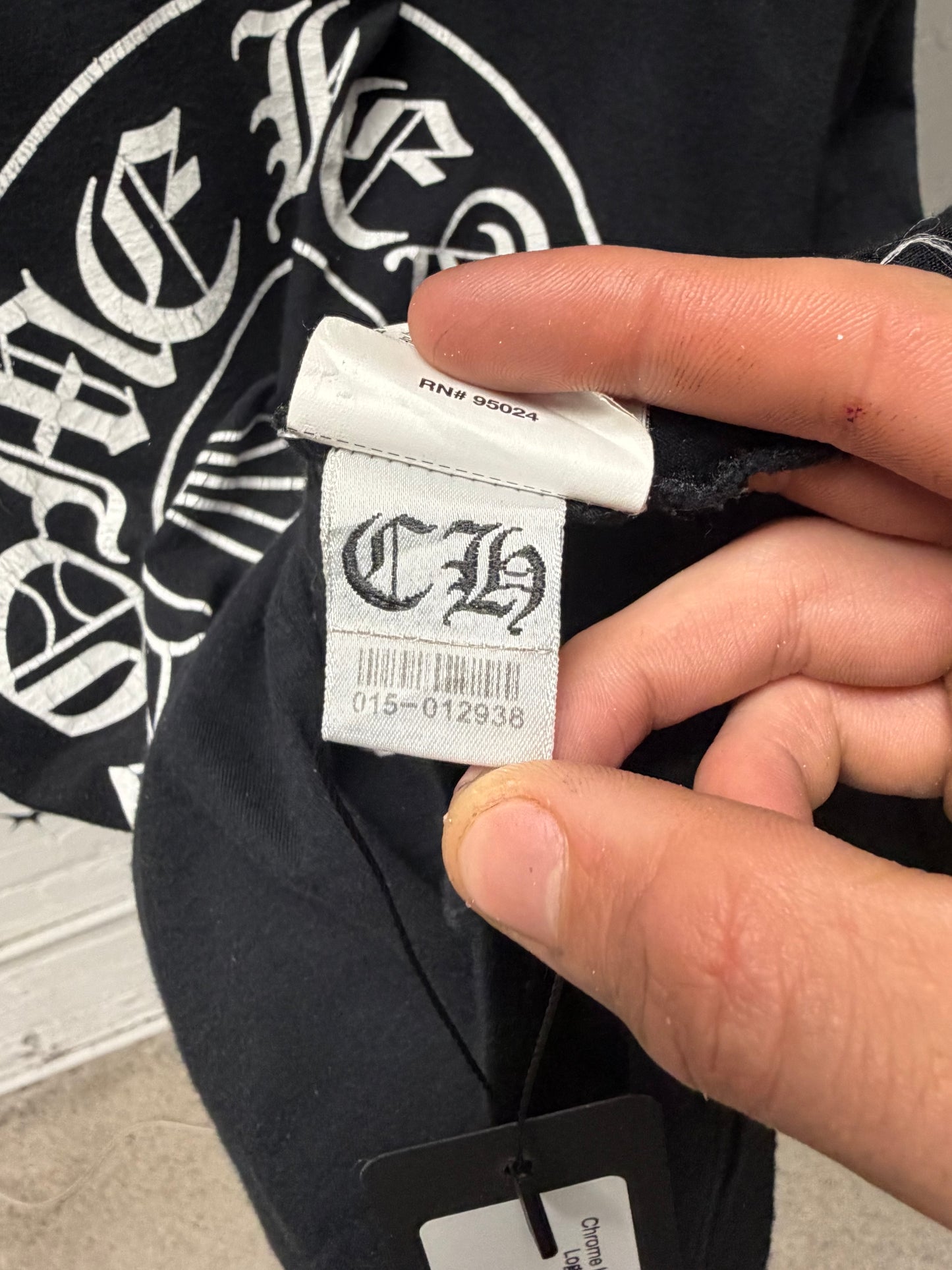 Chrome Hearts ‘London’ Store Exclusive Horseshoe Logo Black Graphic T-Shirt