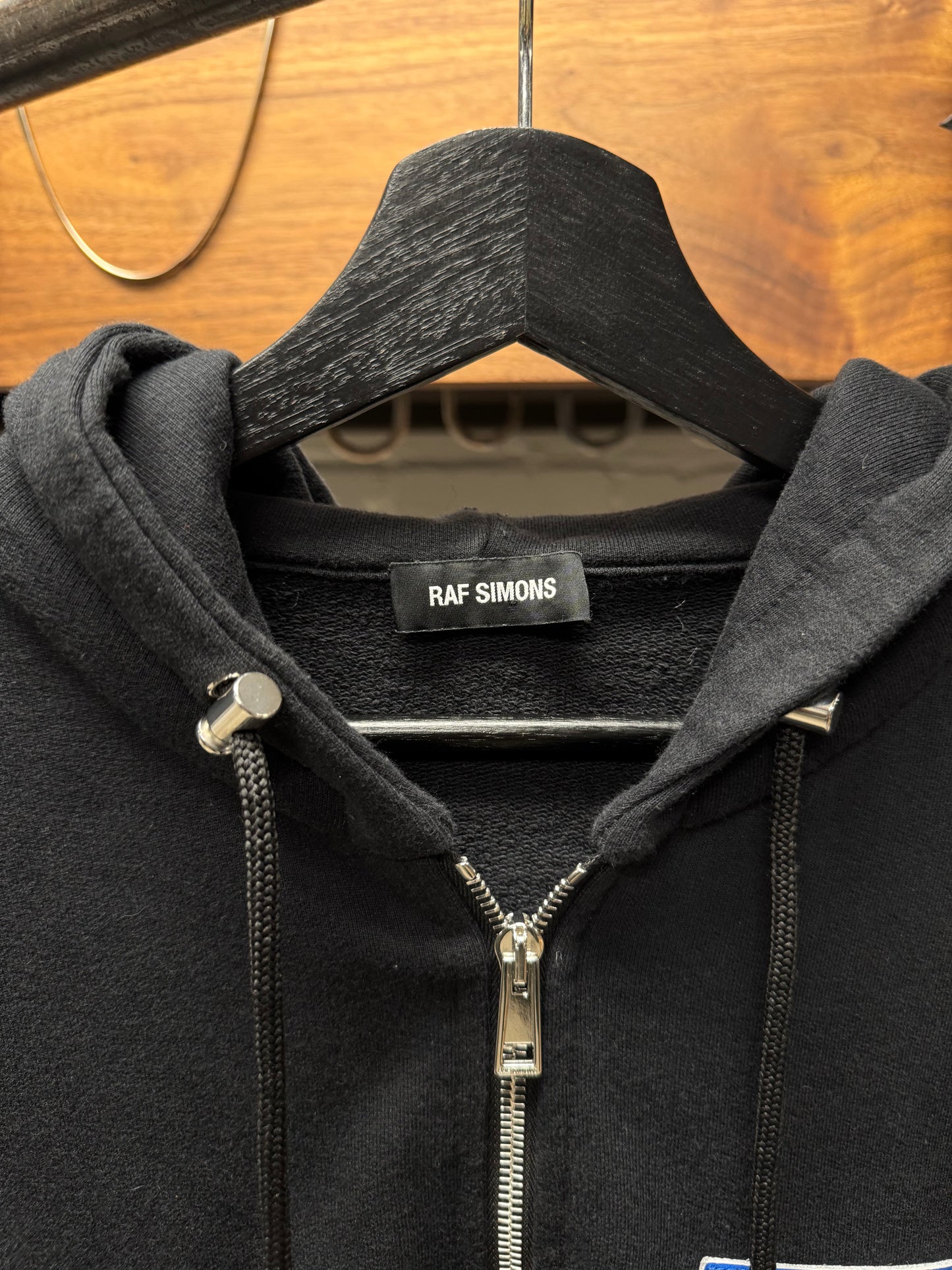 AW2015 Raf Simons RS Patch ‘Into the Archives’ Zip Up Hoodie