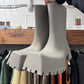Balenciaga ‘Trooper’ Slate Grey Square Toe Combat Boots