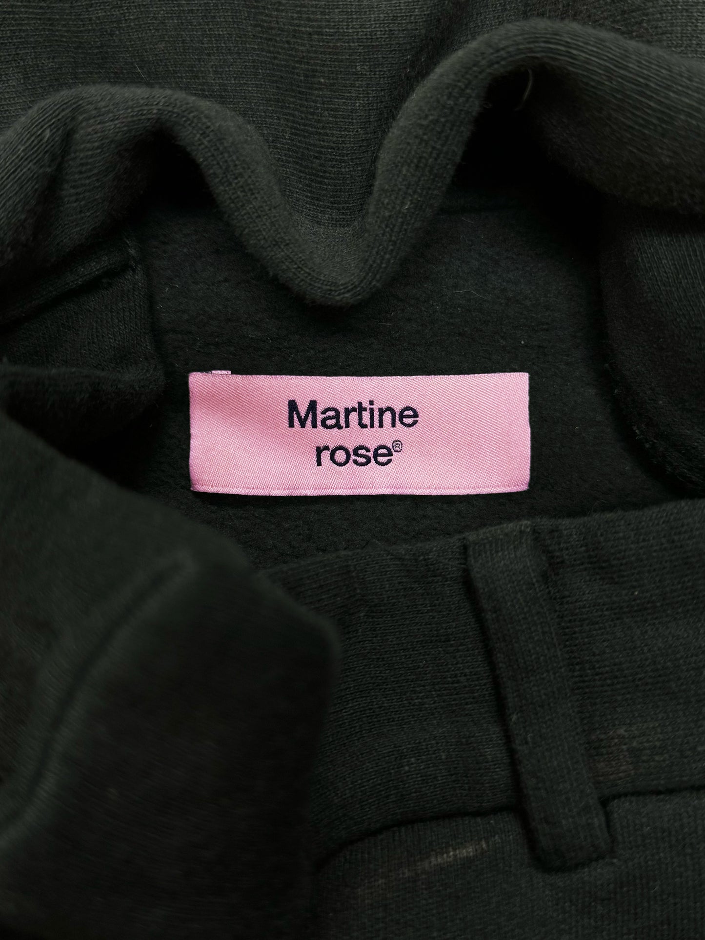 Martine Rose Wide Leg Black Formal Sweatpants