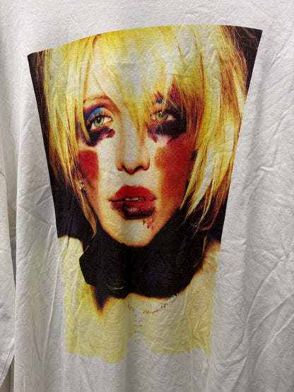 Hysteric Glamour ‘Courtney Love’ White Long Sleeve Portrait T-Shirt