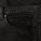 2012 Balenciaga by Nicholas Ghesquiere Black Waxed Denim