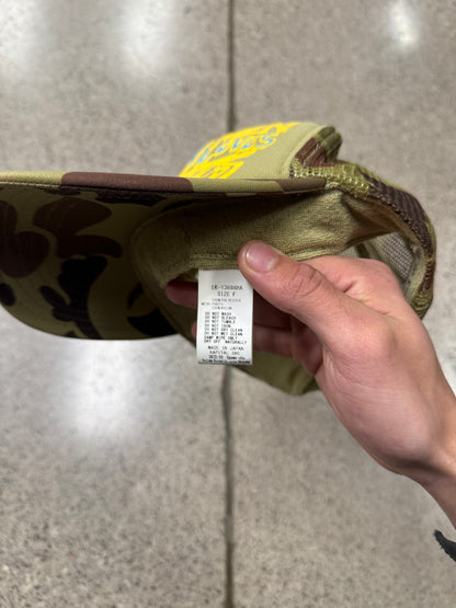 Kapital ‘Denim Love Cats’ Camo Trucker Hat