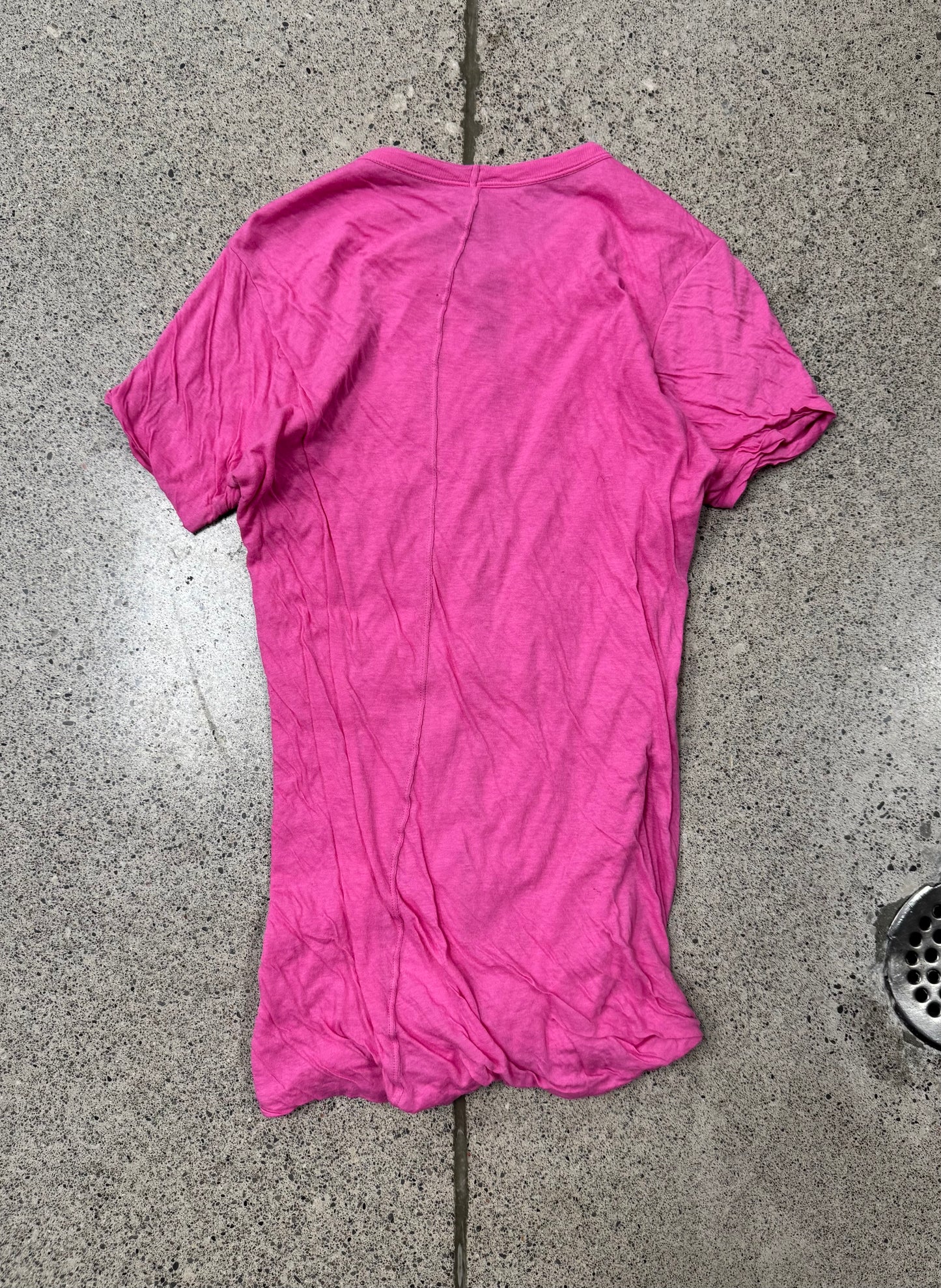 SS2023 Rick Owens ‘Hot Pink’ Double Layer T-Shirt