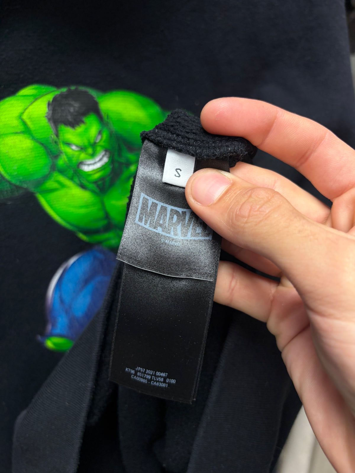 SS2024 Balenciaga ‘Hulk’ Oversized Black Embroidered Logo Pullover Hoodie