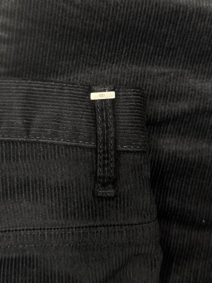 Dior Homme by Hedi Slimane ‘Waxed’ Black Corduroy Pants
