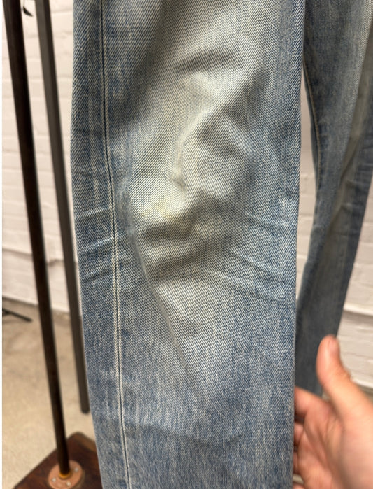 2020 Saint Laurent ‘D18’ Dirt Washed Blue Denim