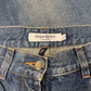 2000s Yves Saint Laurent Rive Gauche ‘YSL’ Pocket Fade Flared Denim