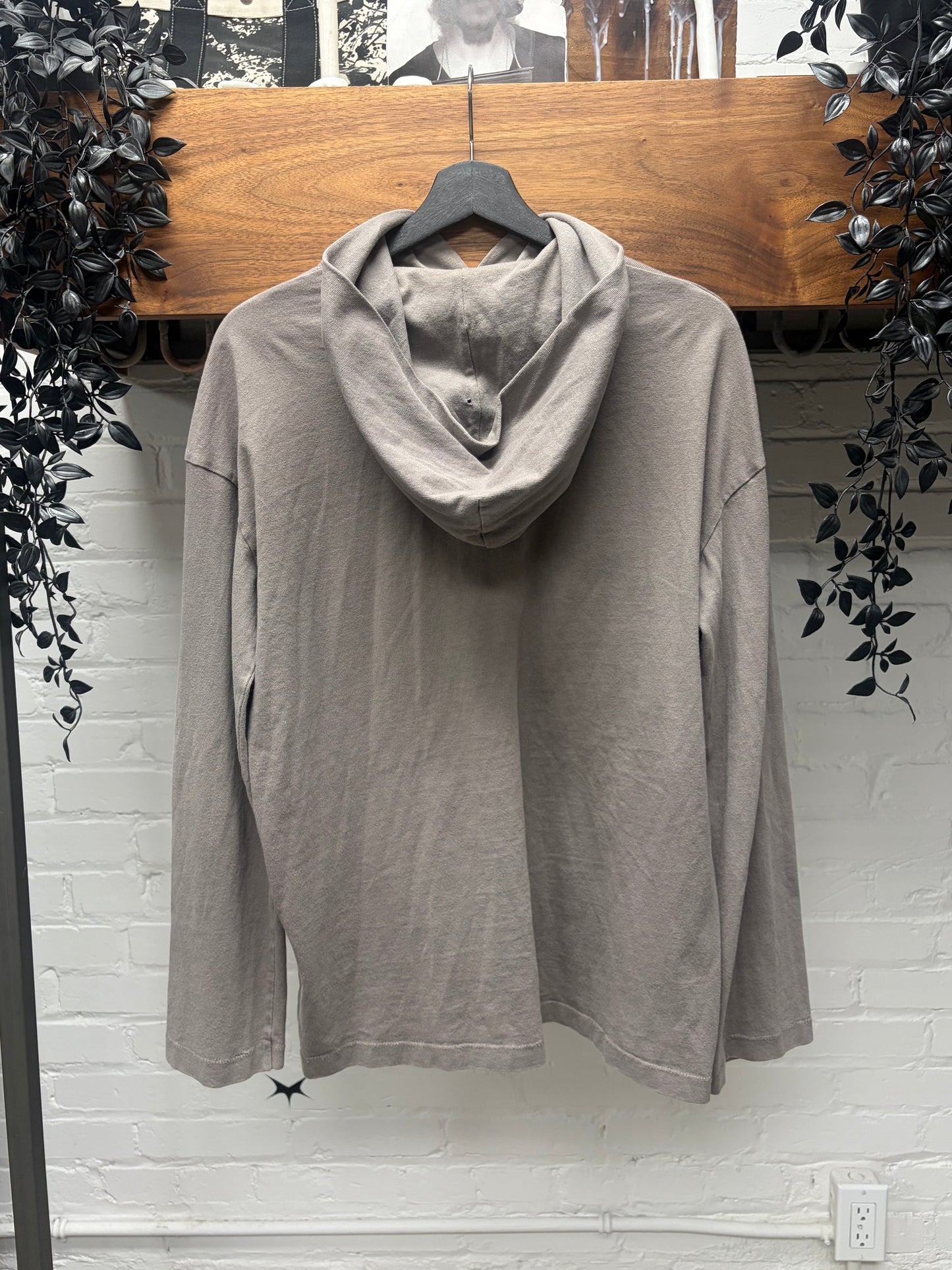 Acne Studios ‘Ecarla’ Mushroom Graphic Dust Brown Pullover Hoodie