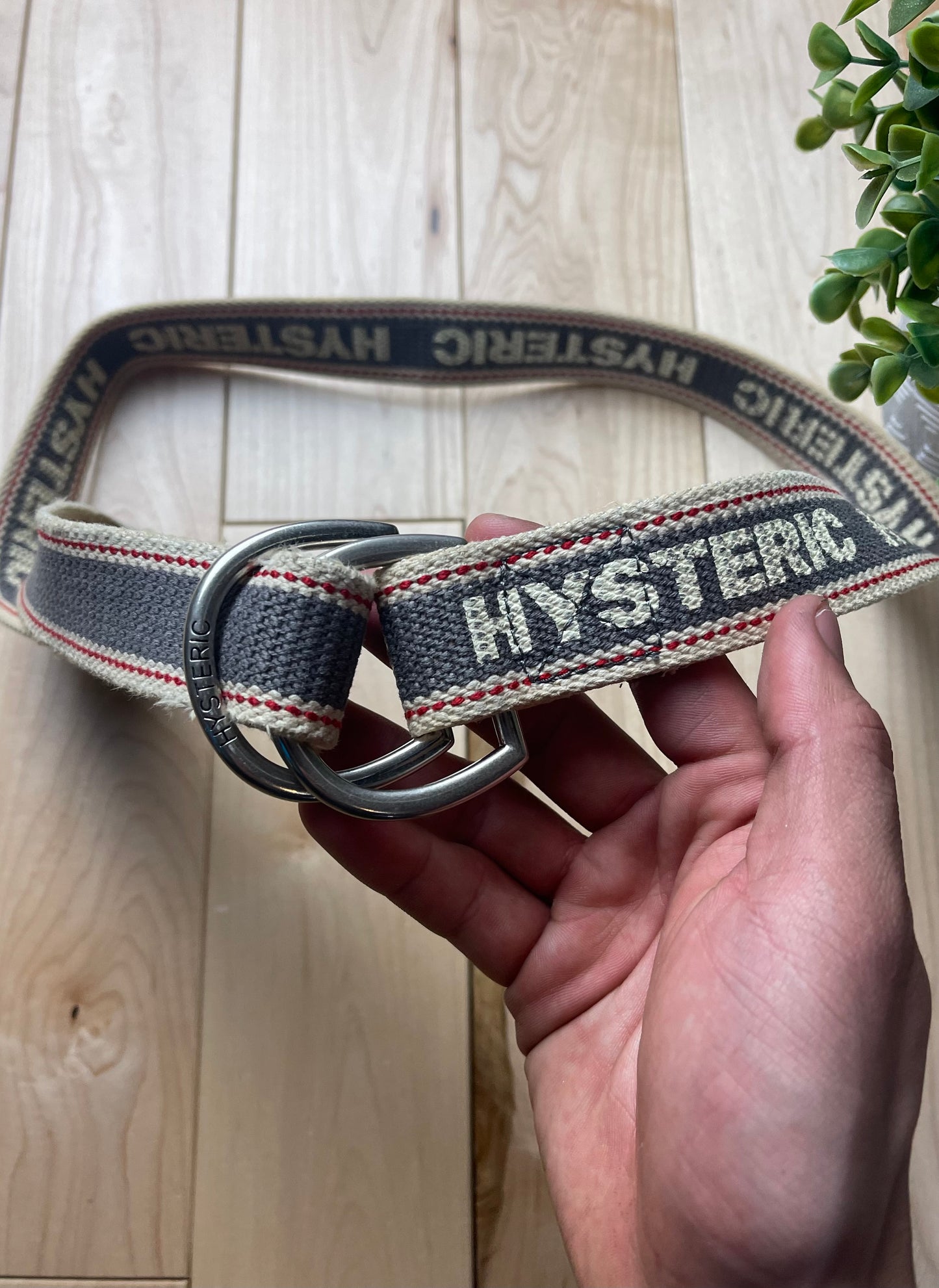 2000s Hysteric Glamour Rope Spellout Logo Belt