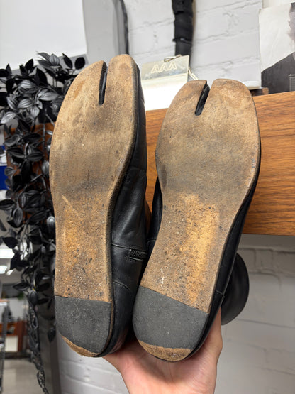 Maison Margiela ‘Tabi’ Split Toe Leather ‘Flat Sole’ Boots