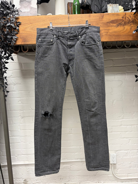 Dior Homme Washed Black Skinny Jeans
