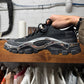 Raf Simons Black/Silver ‘Detroit Runner’ Low Top Sneakers
