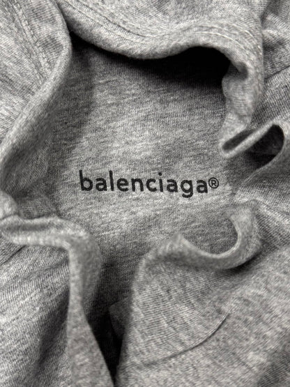 Balenciaga ‘Archetype’ Logo Grey T-Shirt