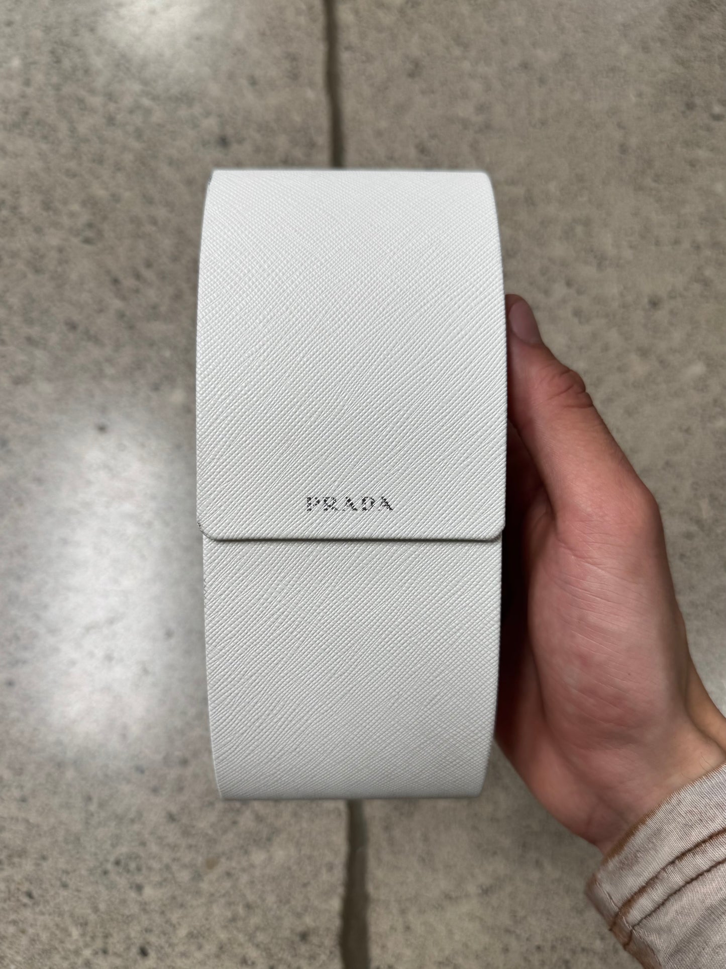SS2024 Prada Futuristic Wire Frame Half Rim Sunglasses