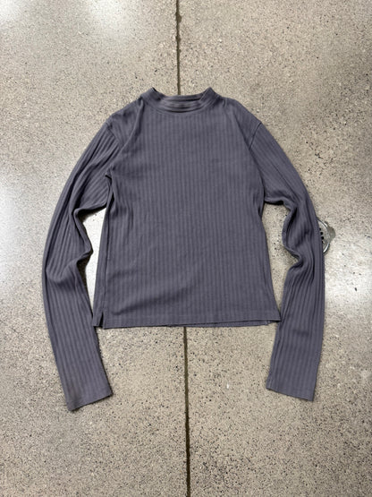 Marni Ribbed ‘Plum’ Grey/Purple Long Sleeve Top
