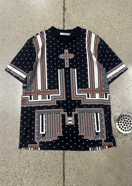 2015 Givenchy by Ricardo Tisci ‘Crosses’ Graphic T-Shirt