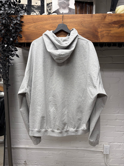 SS2018 Vetements ‘Minimal Logo’ Embroidered Grey Pullover Hoodie