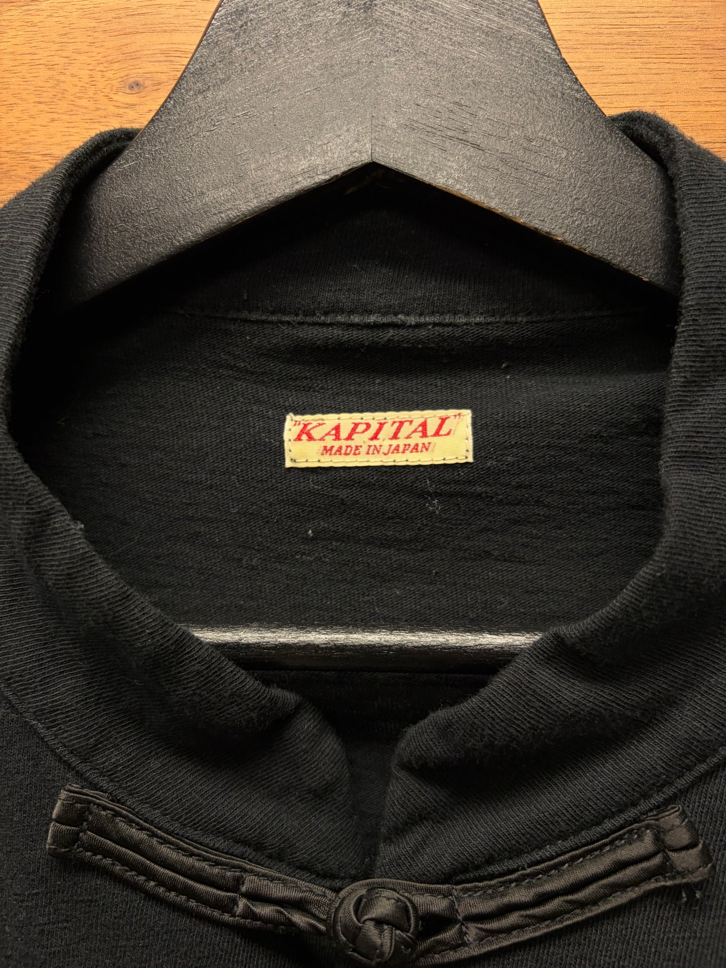 Kapital ‘18.5 Kung Fu Pajama’ Light Cotton Jacket with Smile Patches