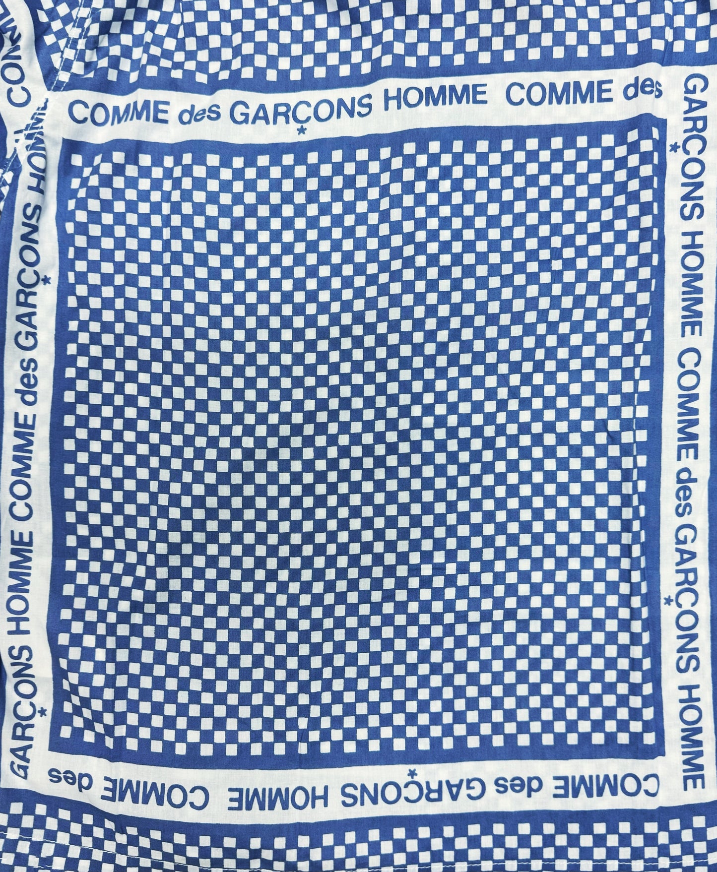 SS2003 Comme Des Garçons Homme Plus Checkerboard Shirt