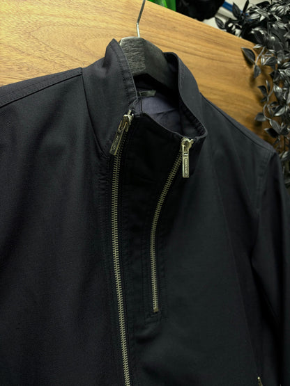 Dior Homme Asymmetric Perfecto Zip Stand Collar Biker-Inspired Jacket