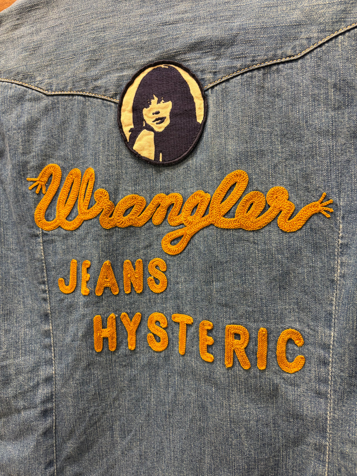 2000s Hysteric Glamour x Wrangler ‘Chain Stitched’ Denim Button Up Shirt