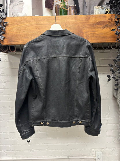 AW1992 1/1 Maison Martin Margiela ‘Employee Gifted’ Hand Painted Black Denim Jacket