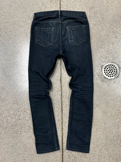 Rick Owens DRKSHDW Raw Blue ‘Torrence Cut’ Denim