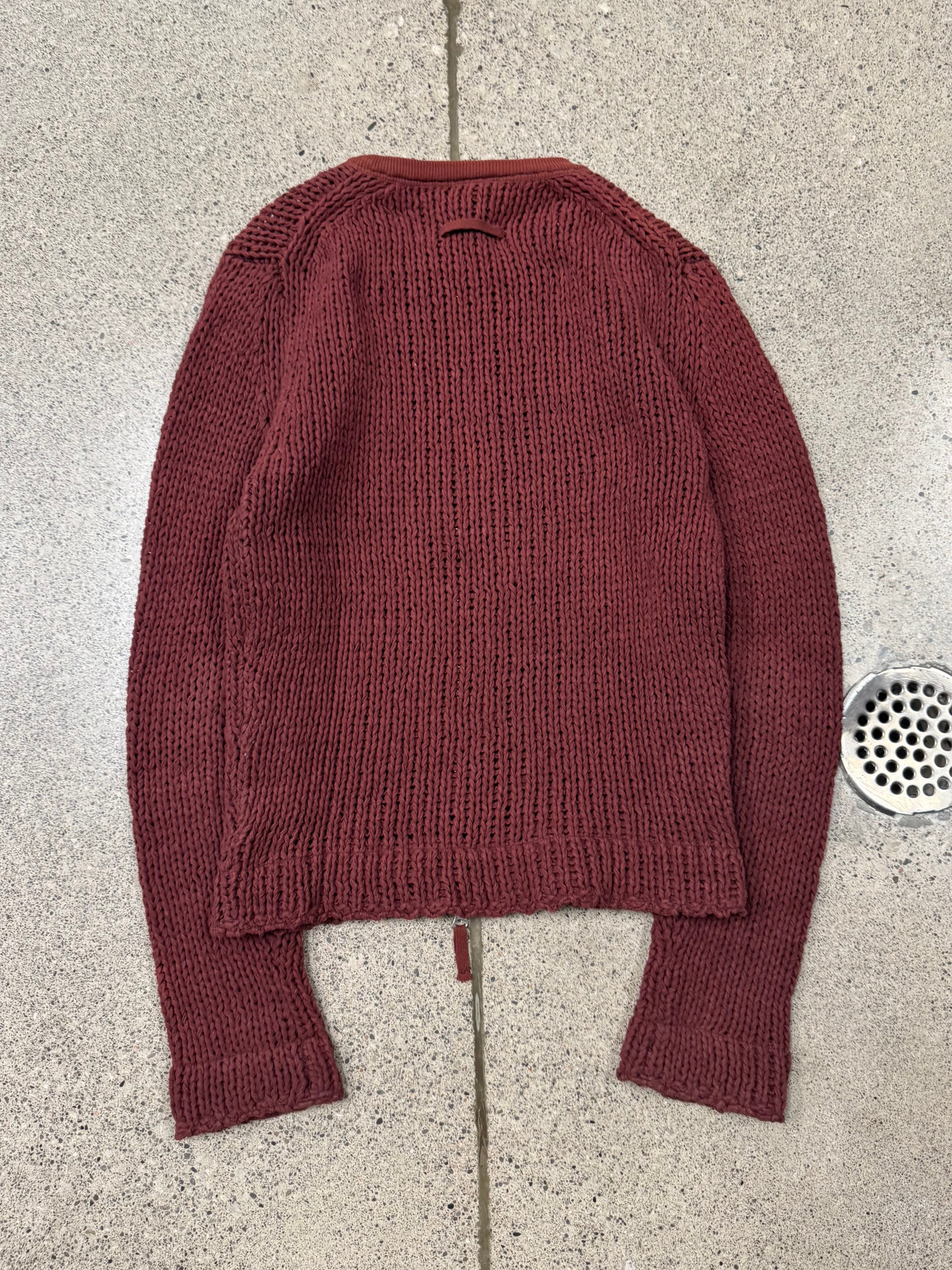 トップス 1990s archive JPG jean's zip knit Archive JPG Women's Vintage 90s Jean Paul Gaultier Monogram
